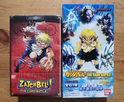 ZATCH BELL THE CARD BATTLE COLLECTIBLE CARD GAME 2 BOX LOT 27 PACKS - Image 1