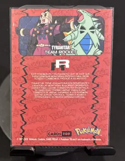 Rare Full Art Pokemon Team Rocket Tyranitar #62 Low Pop Card Tops/GameFreak - Image 2