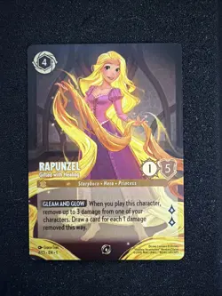 Rapunzel - Gifted with Healing 4 Disney Lorcana Promo Cards Regular - Image 1
