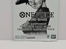 One Piece Card Game 3rd Anniversary Treasure Campaign Promo Pack ENGLISH - Image 4