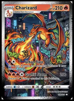 5x Charizard Fan Art Custom Cards - Image 3