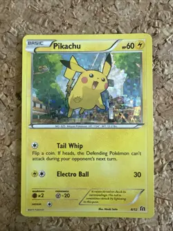Pokemon Card Pikachu - 6/12 Holo LP McDonald's Promos 2016 006/012 - Image 1