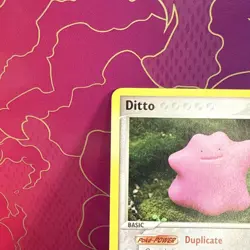 Ditto 35/113 NM Non Holo Adorable Yuka Morii Artwork Delta Species Pokemon Card! - Image 4