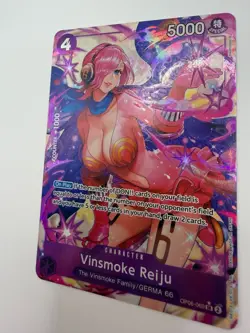 Vinsmoke Reiju OP06-069 SR One Piece Card Game Special Art Holo NM - Image 2