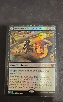 Decorum Dissertation Secrets of Strixhaven Foil - Image 1