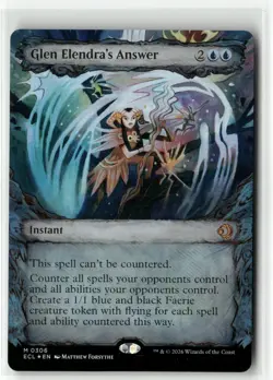 Glen Elendra's Answer (Showcase) Foil M Lorwyn Eclipsed 306 NM - Image 1