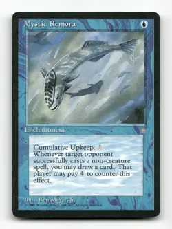 Mystic Remora Ice Age #87 Magic the Gathering - Image 1