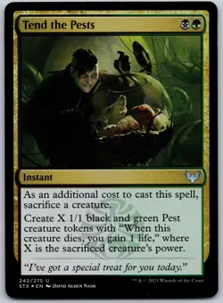 Tend the Pests Foil U Strixhaven: School of Mages 242 NM - Image 1
