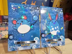 Pokemon Card Database 2 - Marill & Azumarill Evolution Set Gen 2 - 2 Card Lot - Image 2
