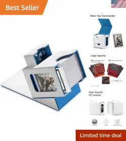 Card Deck Box for MTG Commander - Patented Design, Commander Display, Fits 10... - Image 1
