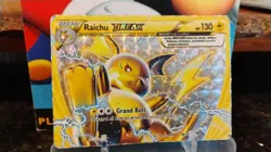 RAICHU BREAKthrough Series POKEMON Full-Art Holo 2015 Trading Card 50/162 - Image 1