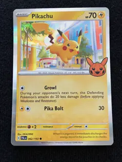 Pikachu 062/193 - Holo - Promo Trick Or Trade Halloween BOOster Pokemon Card - Image 1