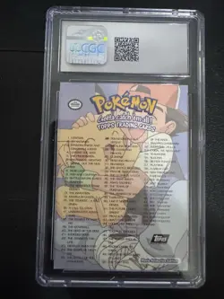 Topps Trading Card Pokemon the First Movie Card Checklist CGC 7 - Image 2