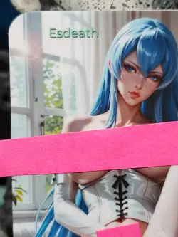 1/1 Only 1 Made Esdeath Bed Spicy Akame Topless F/N Lonestar Customs Waifu Card - Image 3