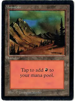 MtG Beta Mountain Magic the Gathering *Free Shipping* - Image 1