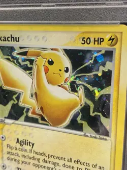 2003 Pokemon Card Black Star Promo #012 Pikachu Holo Swirls PSA 10 GEM MINT - Image 4