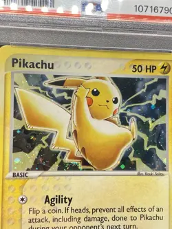 2003 Pokemon Card Black Star Promo #012 Pikachu Holo Swirls PSA 10 GEM MINT - Image 5