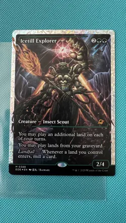 ICETILL EXPLORER Fracture Foil - Edge of Eternities - MTG #388 NM - Image 1