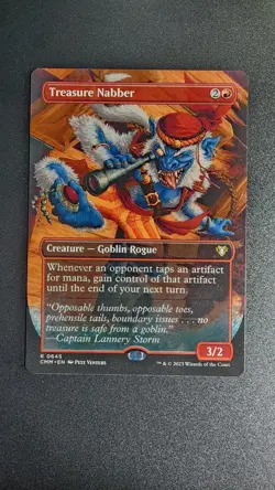 Treasure Nabber (Borderless) #645 (NM) Commander Masters CMM Magic MTG - Image 1