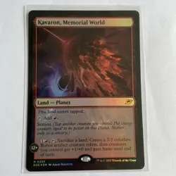 MTG Edge of Eternities - Kavaron, Memorial World(Foil) - Mythic - 0255 NM - Image 1