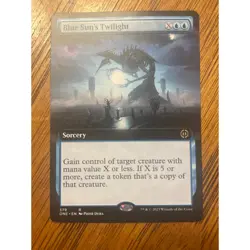 Blue Sun's Twilight - Extended Art R MTG Phyrexia: All Will Be One M/NM x1 - Image 1