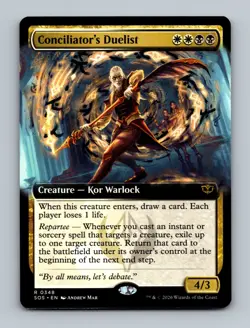 Conciliator's Duelist (Extended Art) 0348 (R) MTG Secrets of Strixhaven (SOS) - Image 1