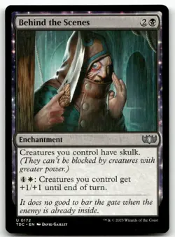 Behind the Scenes #172 MTG Tarkir Dragonstorm TDC NM X1 - Image 1