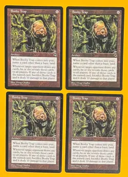 MTG BOOBY TRAP (x4) Tempest (OldManMTG 010-688) - Image 1