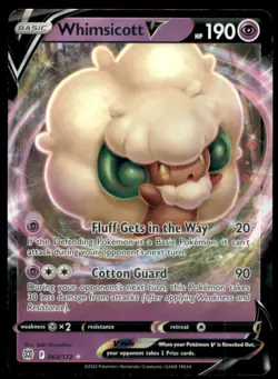 Pokemon SWSH09: Brilliant Stars Whimsicott V #064/172 - Image 1