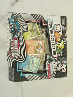 POKEMON Black Bolt/White Flare Poster Collection SEALED - Image 1