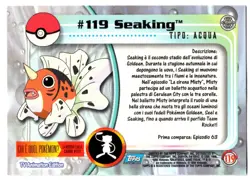 SEAKING #119 CROMO / CARD POKEMON TRADING CARDS 1999-2000 TOPPS - Image 2
