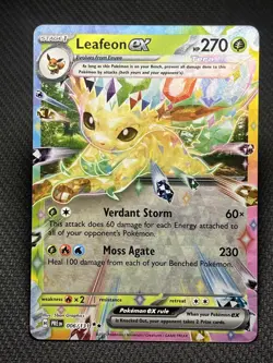 Leafeon ex 006/131 Double Rare Prismatic Evolutions Pokemon Near Mint - Image 1