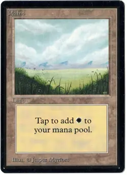 MtG Beta Plains Magic the Gathering *Free Shipping* - Image 1