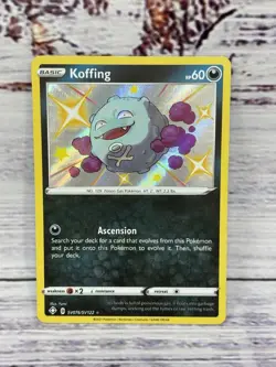 Koffing SV076/SV122 Shiny Rare Shining Fates Shiny Vault Pokemon TCG Single - Image 1
