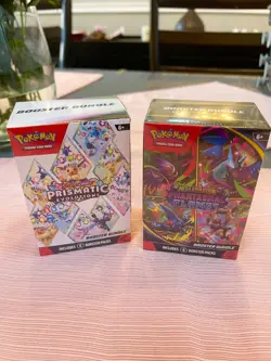 Pokemon Booster Bundles ‘Lot of 2’ Prismatic Evolutions Phantasmal Flames Sealed - Image 1