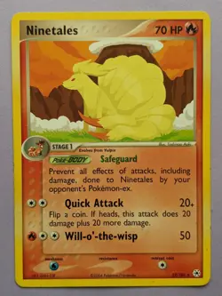 NINETALES 22/101 MP HIDDEN LEGENDS Rare Pokemon - Image 1