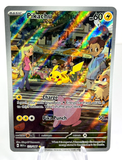 Pikachu 173/165 - SV 151 - Illustration Rare - Pokemon - NM - Image 1