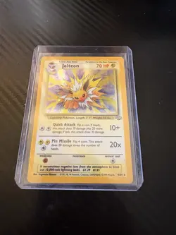 Pokemon Tcg Jolteon Holo Jungle Great Condition Lightly Played 1999 Vintage - Image 1