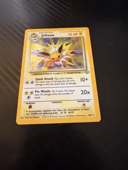 Pokemon Tcg Jolteon Holo Jungle Great Condition Lightly Played 1999 Vintage - Image 2
