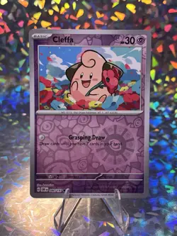 Cleffa 080/197 OBsidian Flames OBF Common Reverse Holo Near Mint Pokemon Tcg - Image 1