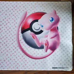 Pokemon Scarlet & Violet 151 - Rubber Playmat - Mew Lightly Used/LN - Image 4