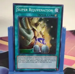 Super Rejuvenation LCJW-EN287 Joeys World Super Rare 1st Edition Yu-Gi-Oh TCG - Image 1