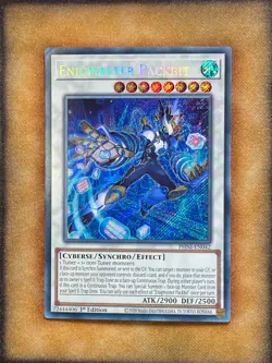 Yugioh Enigmaster Packbit PHNI-EN042 Secret Rare 1st Ed LP - Image 1
