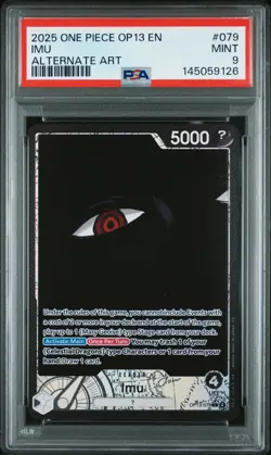 2025 One Piece Op13-Carrying On His Will Imu Alternate Art PSA 9 #079 - Image 1