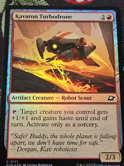 MTG * Kavaron Turbodrone (Foil) Edge Of Eternities * 1X * NM EOE #141 - Image 1
