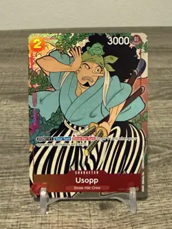 Usopp (English Version 1st Anniversary Set) OP01-004 One Piece Promo Nm - Image 1