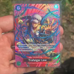 Bandai Trafalgar Law OP13-031 SP Rare Foil Alternate Art ONE PIECE EN - Image 1