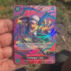 Bandai Trafalgar Law OP13-031 SP Rare Foil Alternate Art ONE PIECE EN - Image 2