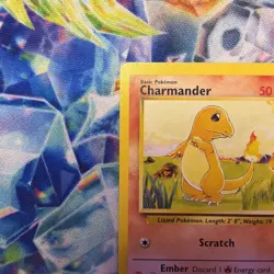 Pokemon TCG Charmander Base Set, Unlimited Common Card 46/102, 1999 Vintage LP - Image 4