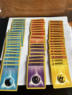 Pokemon TCG WOTC Sets Energy Lot Of 50 Energy Cards - VINTAGE - Image 1